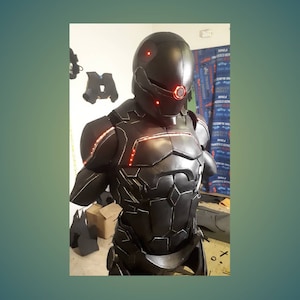 Gray fox Eva foam armour