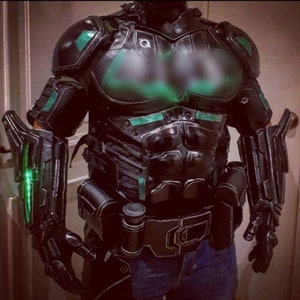 Handmade Origin Power Suit with LEDs: Full Cosplay Armor
