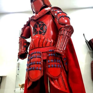 Custom red Robes Samurai Armor