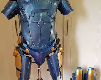 Handmade Gray Fox EVA Foam Armor