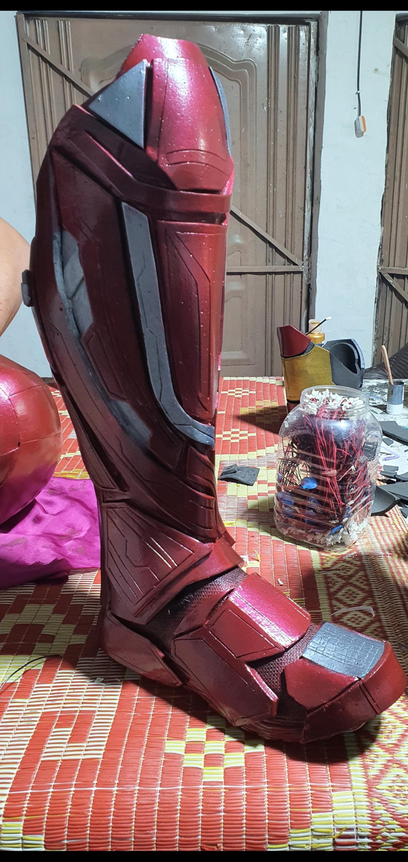Iron Man Mark 46 Eva Foam Shin/boot Set - Etsy