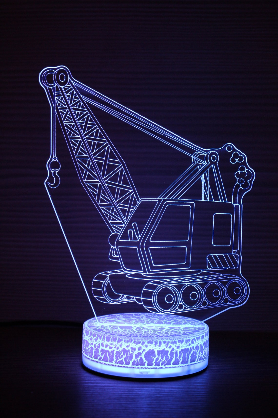 Crane 3D Night Lamp 3D Night Light Children Light Home Decor Etsy