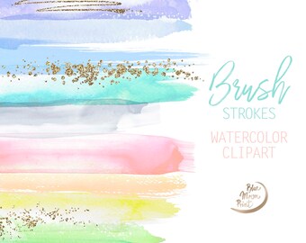 Download Brush Strokes Art Etsy