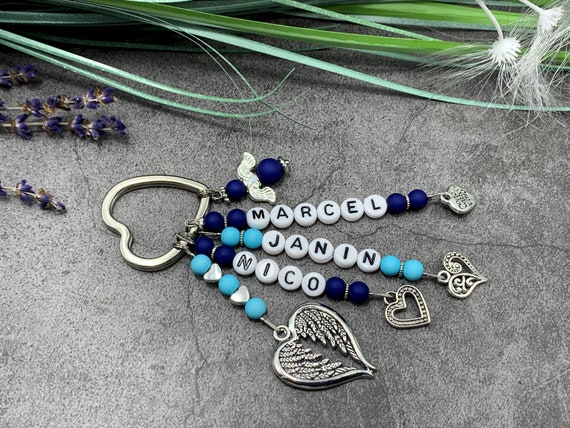 Selfmade Jewelry Schlüsselanhänger Mit Herz & Buchstabe - Handmade Geschenk