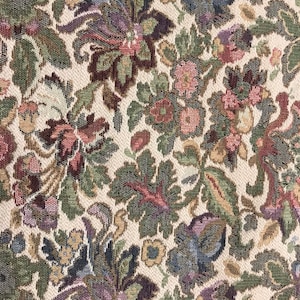 Tapestry like cotton upholstery fabric