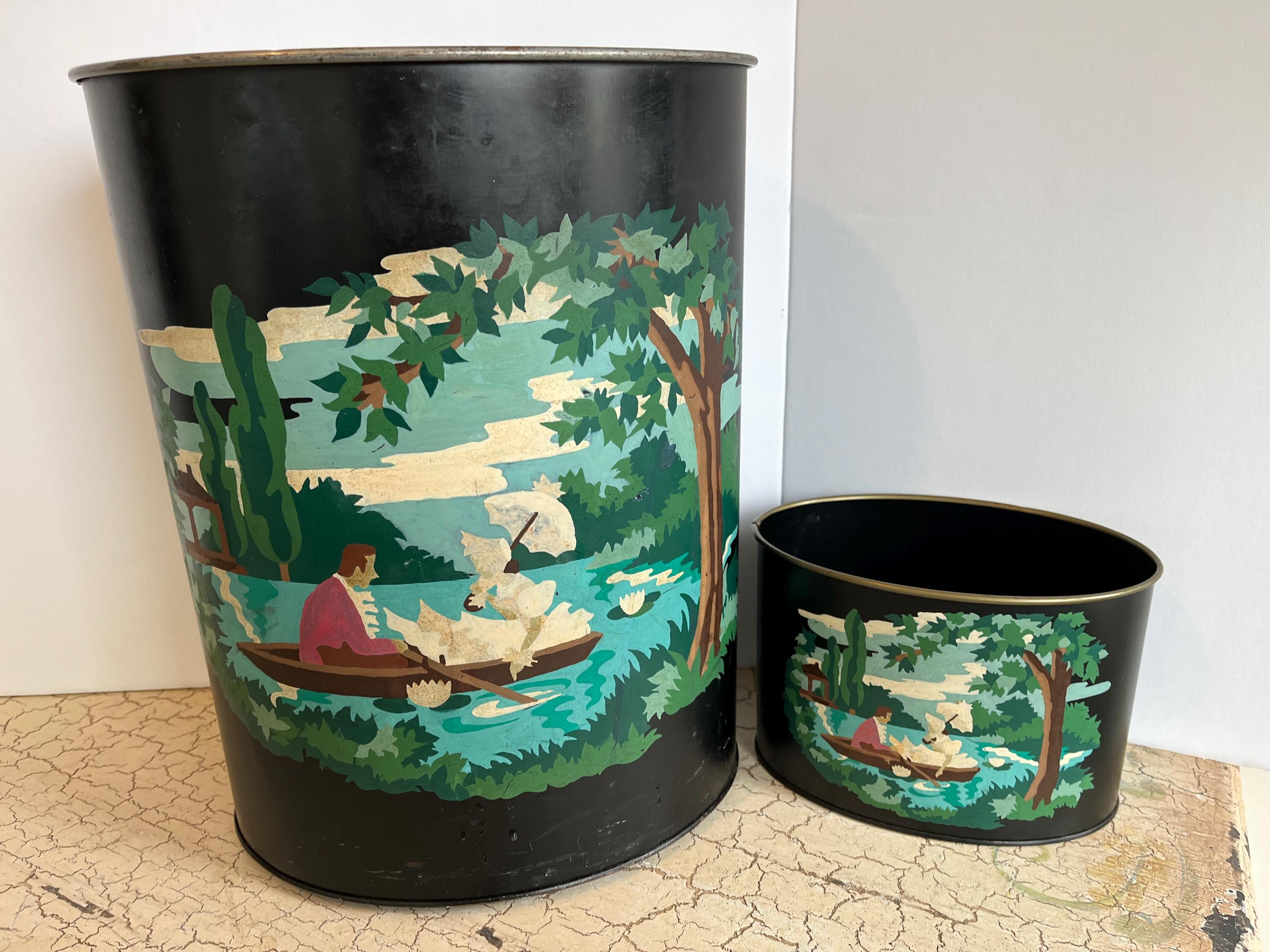 1960's Trash Can - Etsy