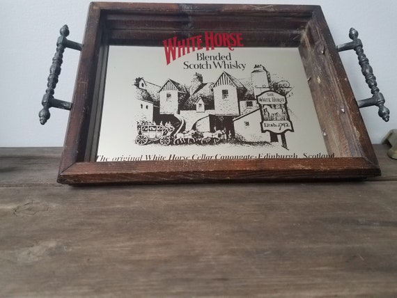 Bar Mirror Tray Scotch Whisky Edinburgh Scotland Tray Scotch Whisky Edinburgh Scotland