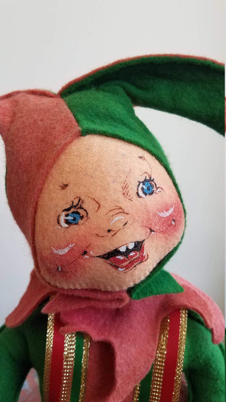 Annalee Jester Large Felt Dolls Merideth N.H. Etsy