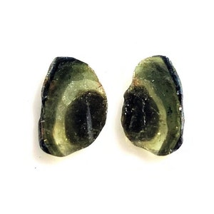 AAA++ Watermelon Tourmaline Slice: Loose Gemstone for Jewelry Making