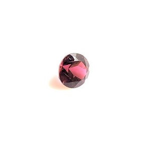 Piedra preciosa de turmalina rosa: facetada, redonda, de 6 mm, calidad AAA++, 0,95 quilates