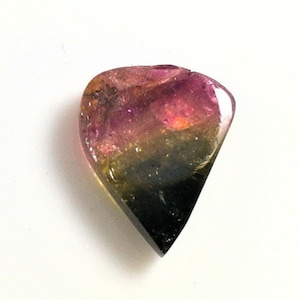 Natural Watermelon Tourmaline Slice: 2.00 Carat Loose Gemstone