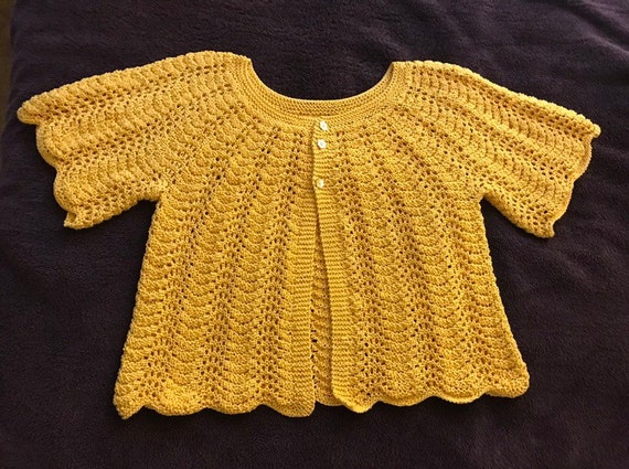 yellow summer sweater