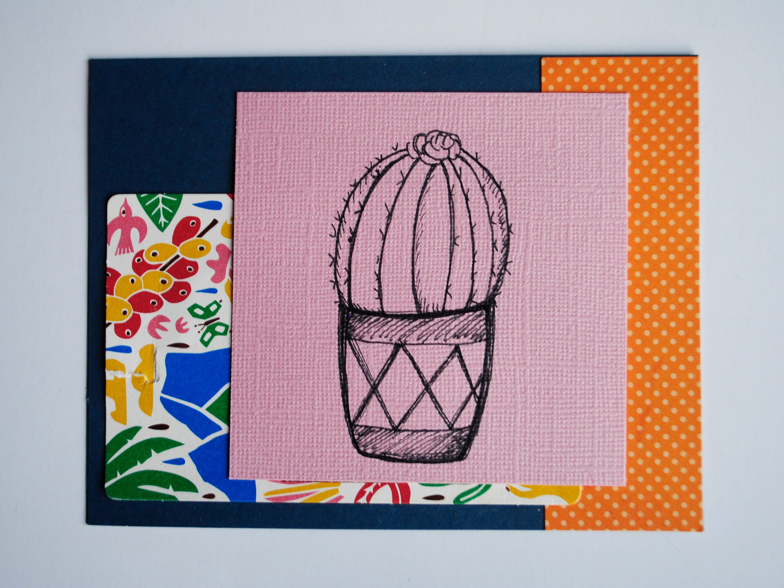 Nature Illustration Collage Blank Greeting Cards Stationary - Etsy