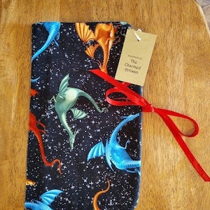 Dragon bag. Travel bag for jewelry, lingerie, trinkets, valuables, cards, crystals and treasures of any kind.