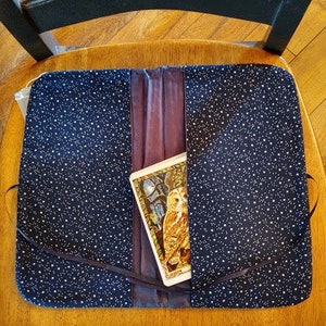 Night Sky bag. Travel bag for jewelry, lingerie, trinkets, valuables and treasures of any kind.