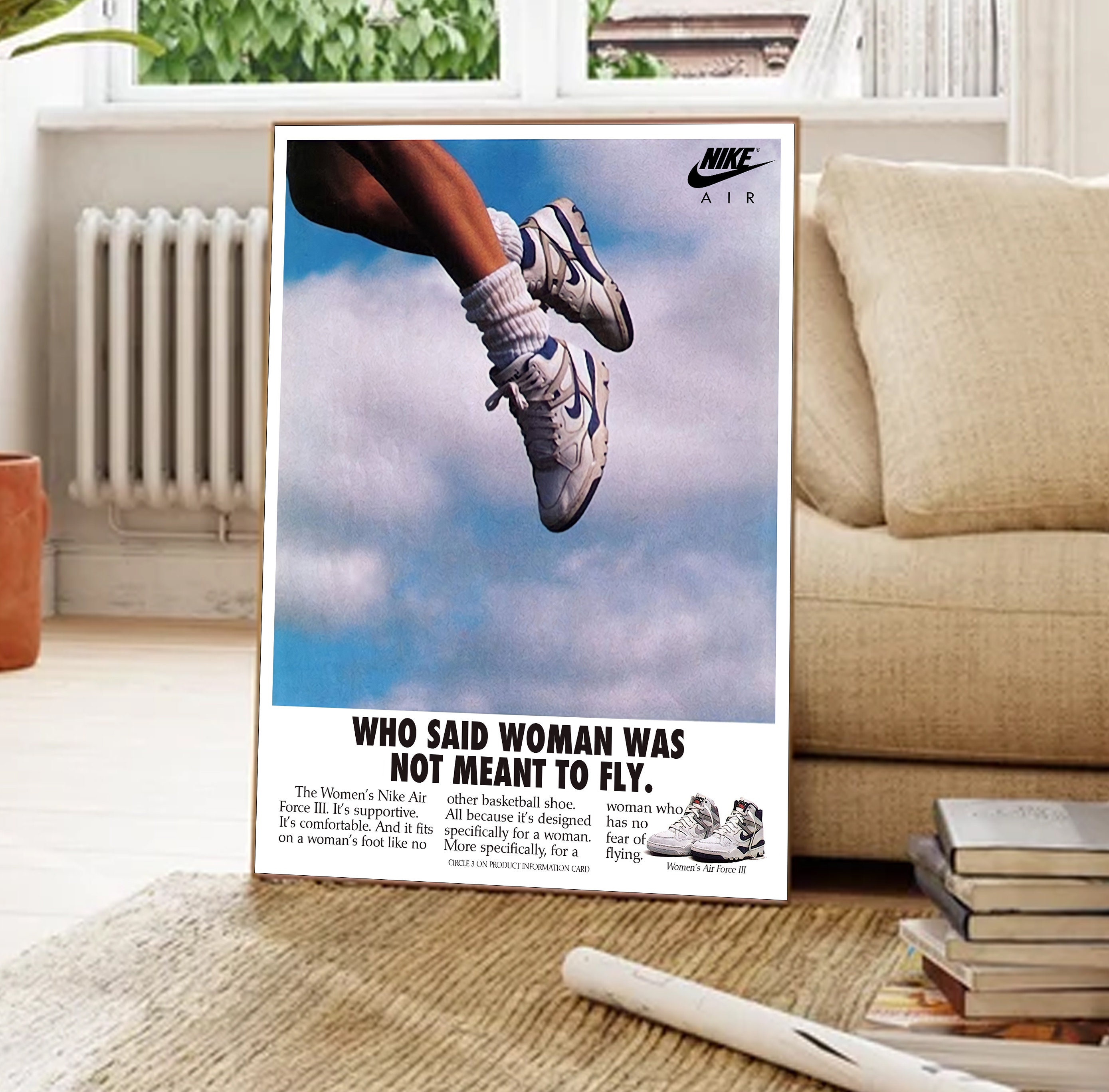 Who Said Woman Was Not Meant To Fly Poster