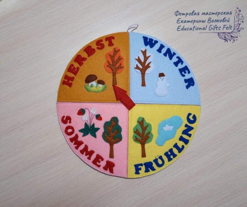 Felt Calendar Weather Chart Teacher Gift Felt Board Game Felt Etsy Canada