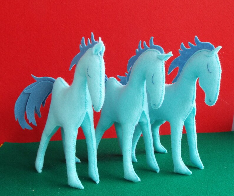 Hokk Frozen Elsa Nokk Water Horse Water spirit Kelpie Blue Etsy