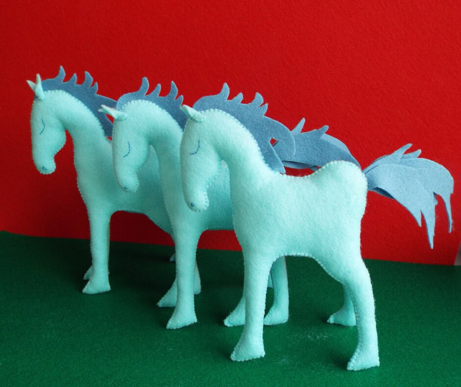 Hokk Frozen Elsa Nokk Water Horse Water spirit Kelpie Blue Etsy