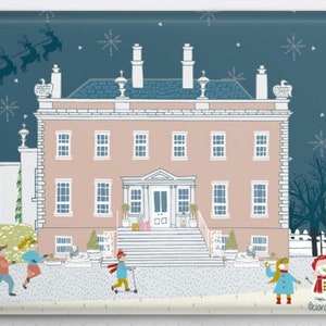 Newbridge House Winter Magnet