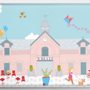 Red Stables Magnet