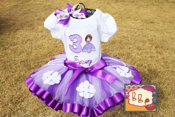 sofia the first tutu set