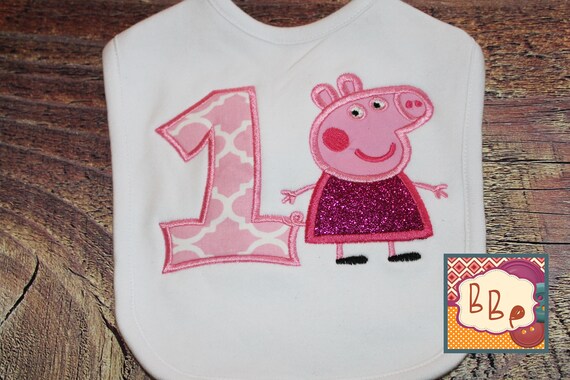 peppa pig bibs