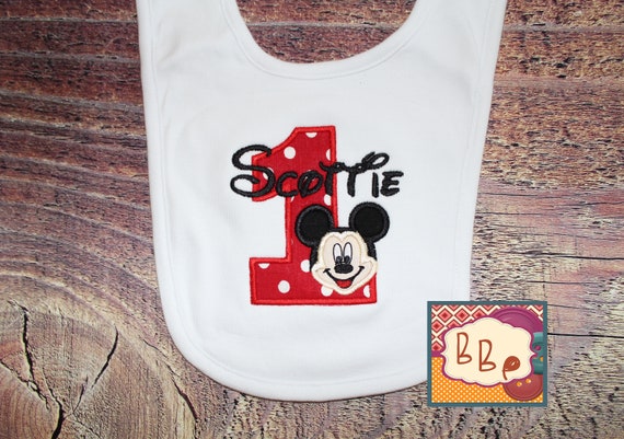 mickey bib