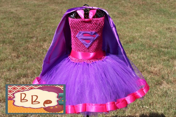 pink and violet tutu dress