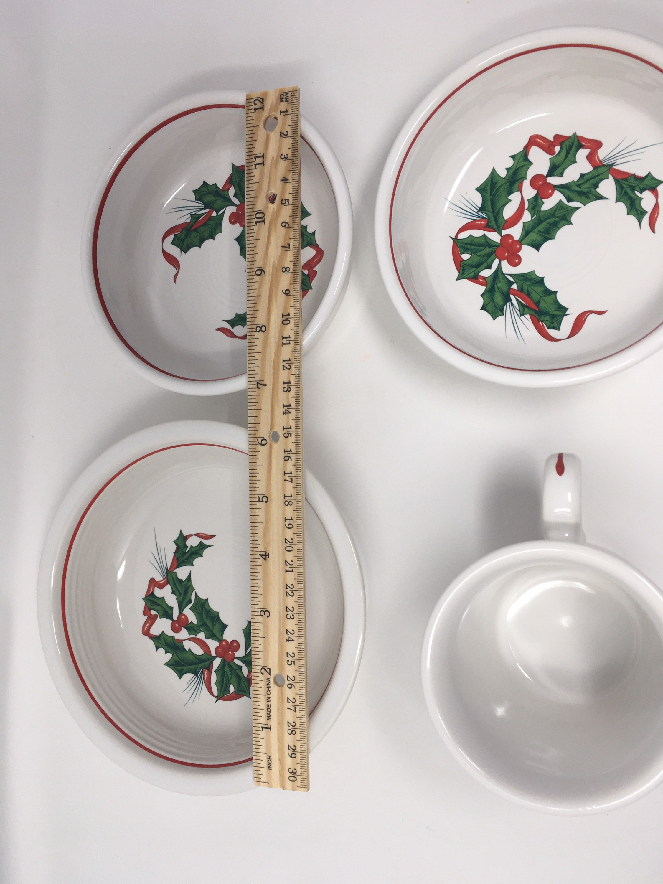 Choice of Holiday Fiesta Holly With Ribbon Fiestaware Etsy