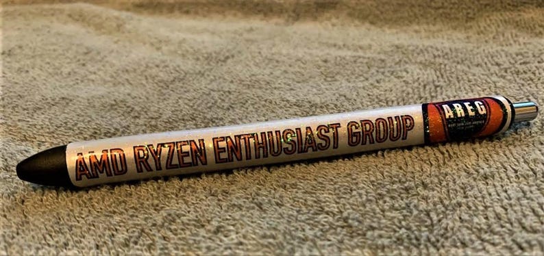 AMD Ryzen Enthusiast Group - Personalized Pen - Team AREG! image 4