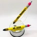 Glitter Pencil Teacher Pen - Refillable & Customizable Glitter Pen - Epoxy Resin Paper Mate InkJoy Gel Personalized 