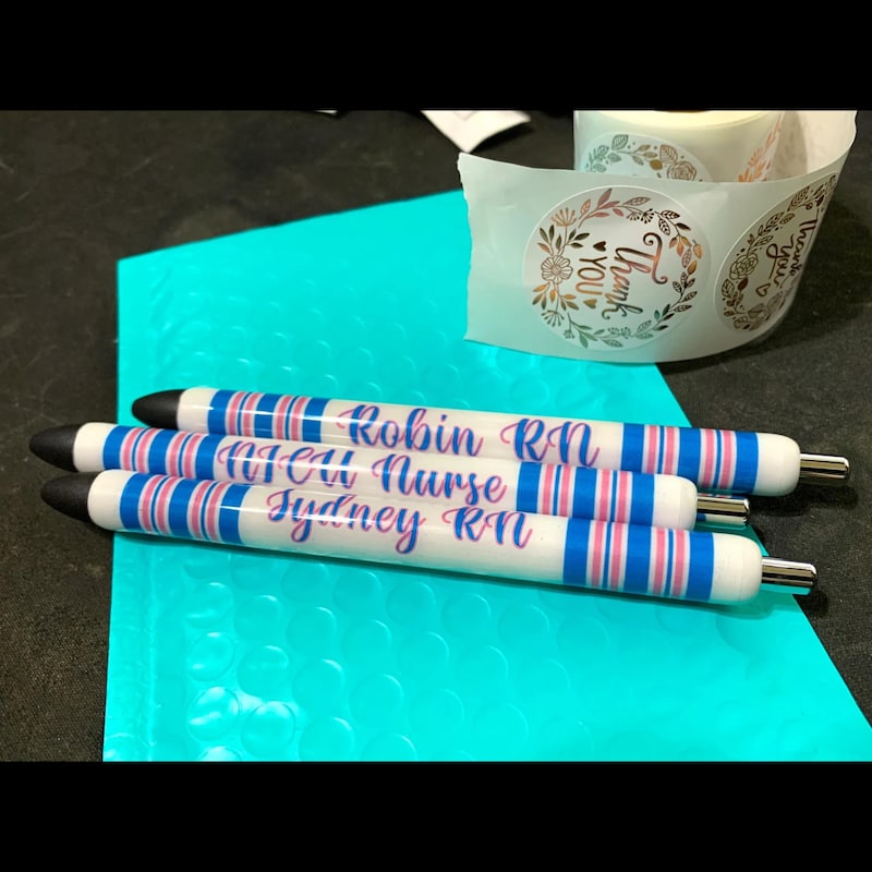 🎁Add Names/Phrases for FREE! Baby Blanket Pen, Refillable & Customizable, Nurse Gift, Doctor Gift, Baby Shower Gift