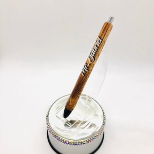 Woodgrain Gel Pen - Personalized  Refillable & Customizable Wooden look