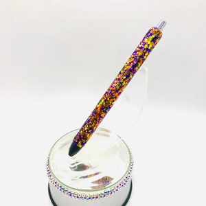 Mardi Gras  Party Pen - Personalized with a Name of Your Choice - Multiple Fonts - Great Gift Idea