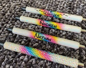 Unicorn Rainbow Glitter Pen