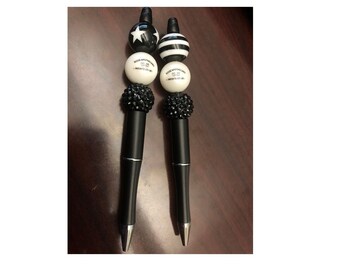 Rose Apothecary Bead Pen - Ballpoint, Beaded - Refillable