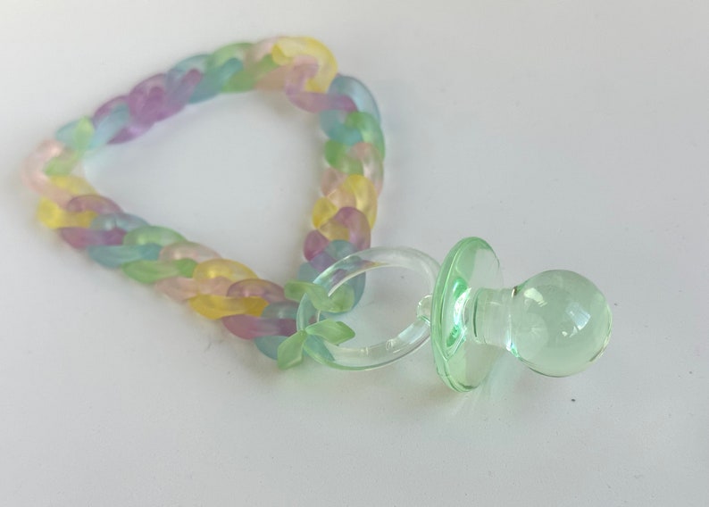 Pacifier Necklace, Melanie Martinez Inspired, Handmade Necklace Etsy