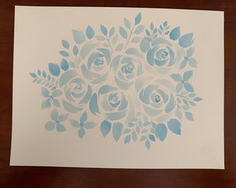 Floral Watercolor Print