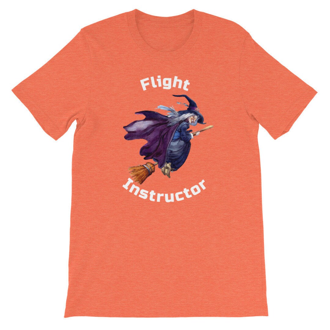Flight Instructor Witch Broomstick Pilot Flying Lessons Etsy