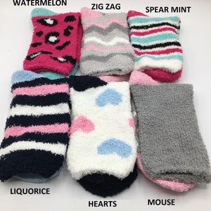 FLUFFY SOCKS CUPCAKE Cosy Sock Cupcake Calorie Free Cupcake Sock Cupcake Gift Fuzzy Socks Gift Cosy Sock Present image 9