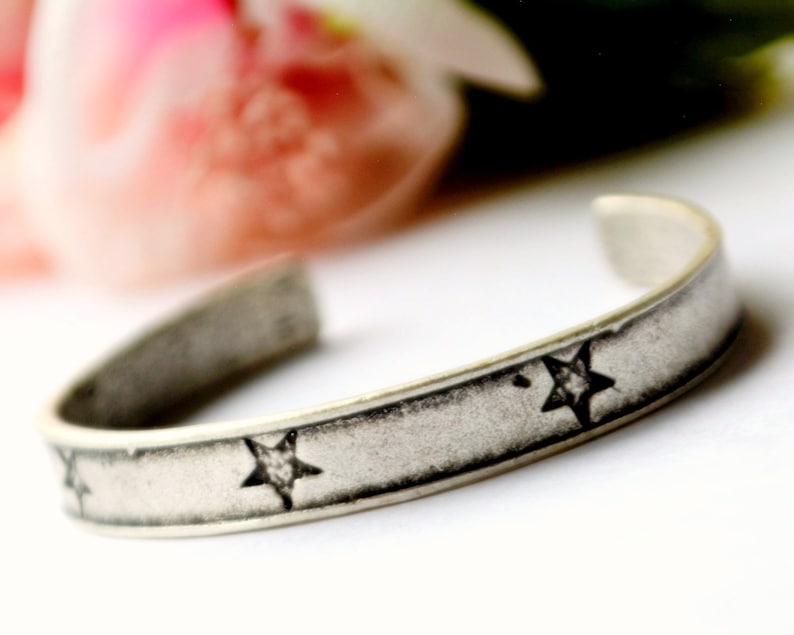 Star Engraved Bangle Afghan Kuchi Bracelet Gypsy Unisex Cuff Indian Feather Bangle Stackable Boho wristlet Twisted wrap Wire Cuff 31 7