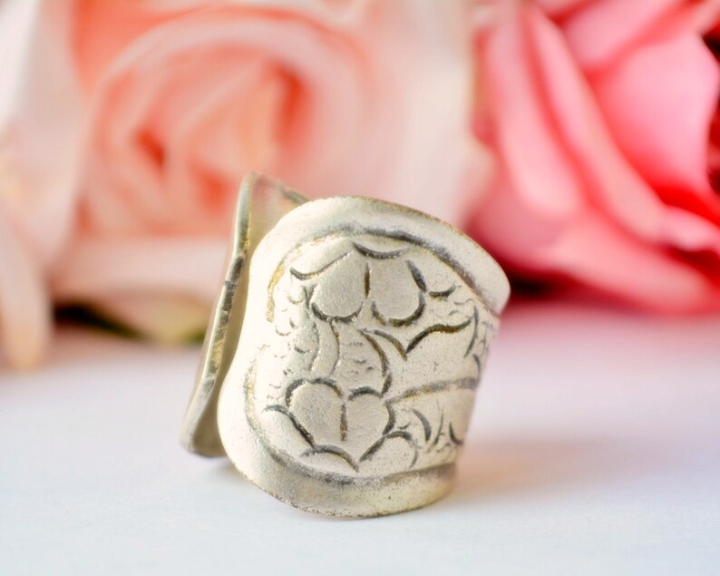 Mid Finger Ring Mens Ring Tube Curve Texture Ring Spiral engraved Ring 108 Big Size Ring Broad Maxi Band Ring Hammered Wide Ring