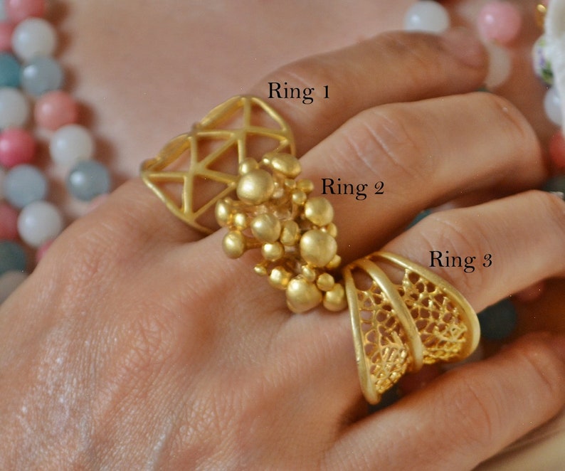 Wide Engraved Ring Bar Tube Ring New Art Ring Fancy Unisize Long Ring abstract Ring 34 191 129 Chunky Gold Ring Bulk Metal Unisex Ring