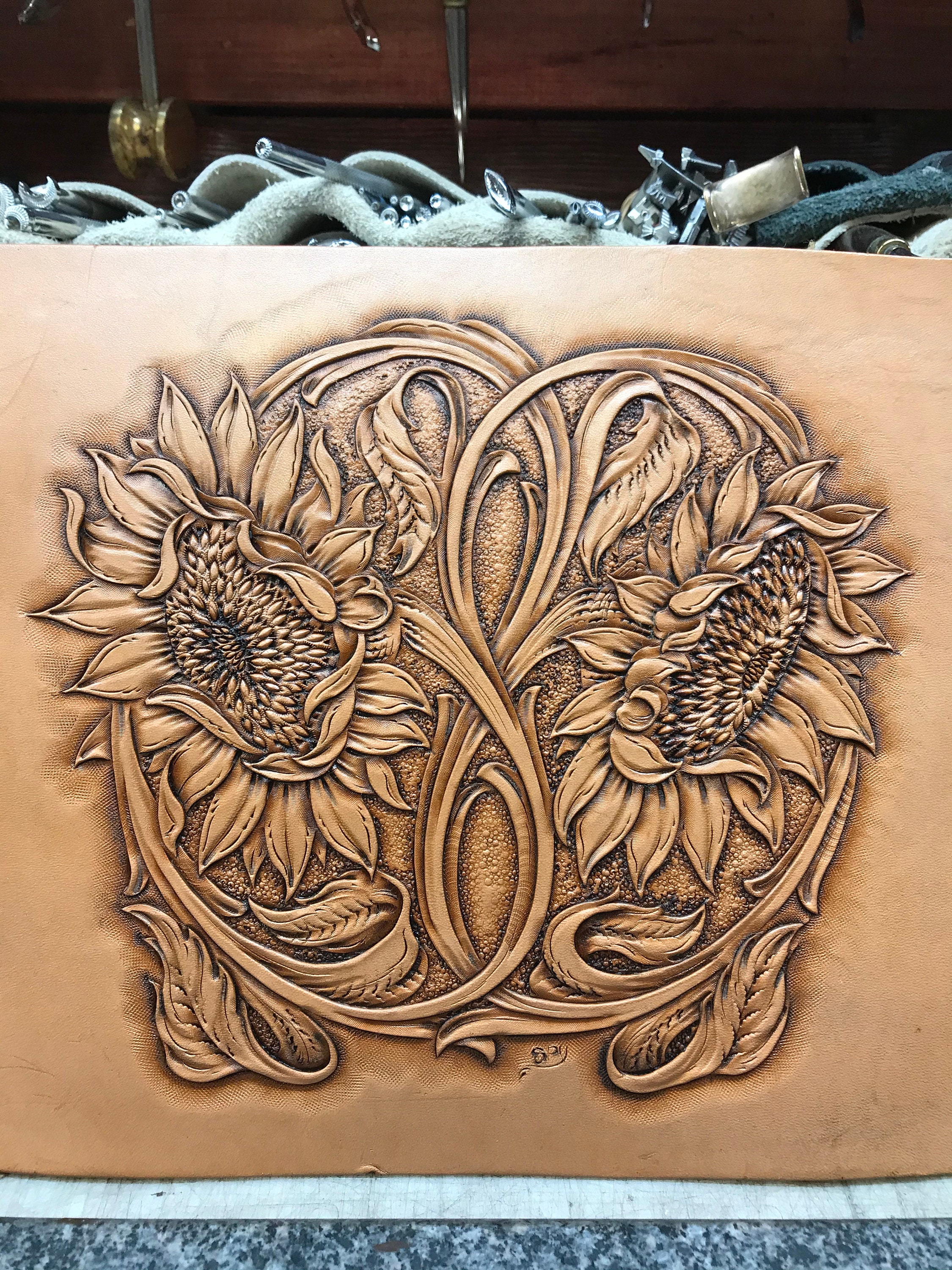 Designs for Leather Sunflowers - Etsy Canada