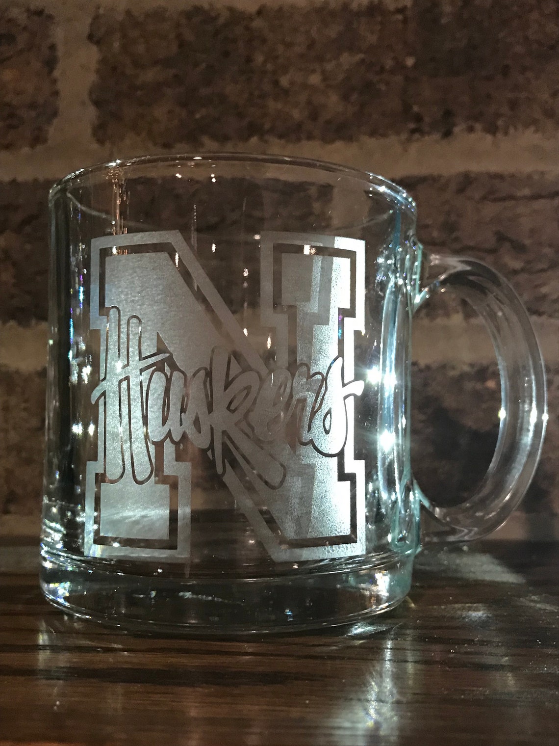 Custom etched coffee/tea mug 13oz. Etsy