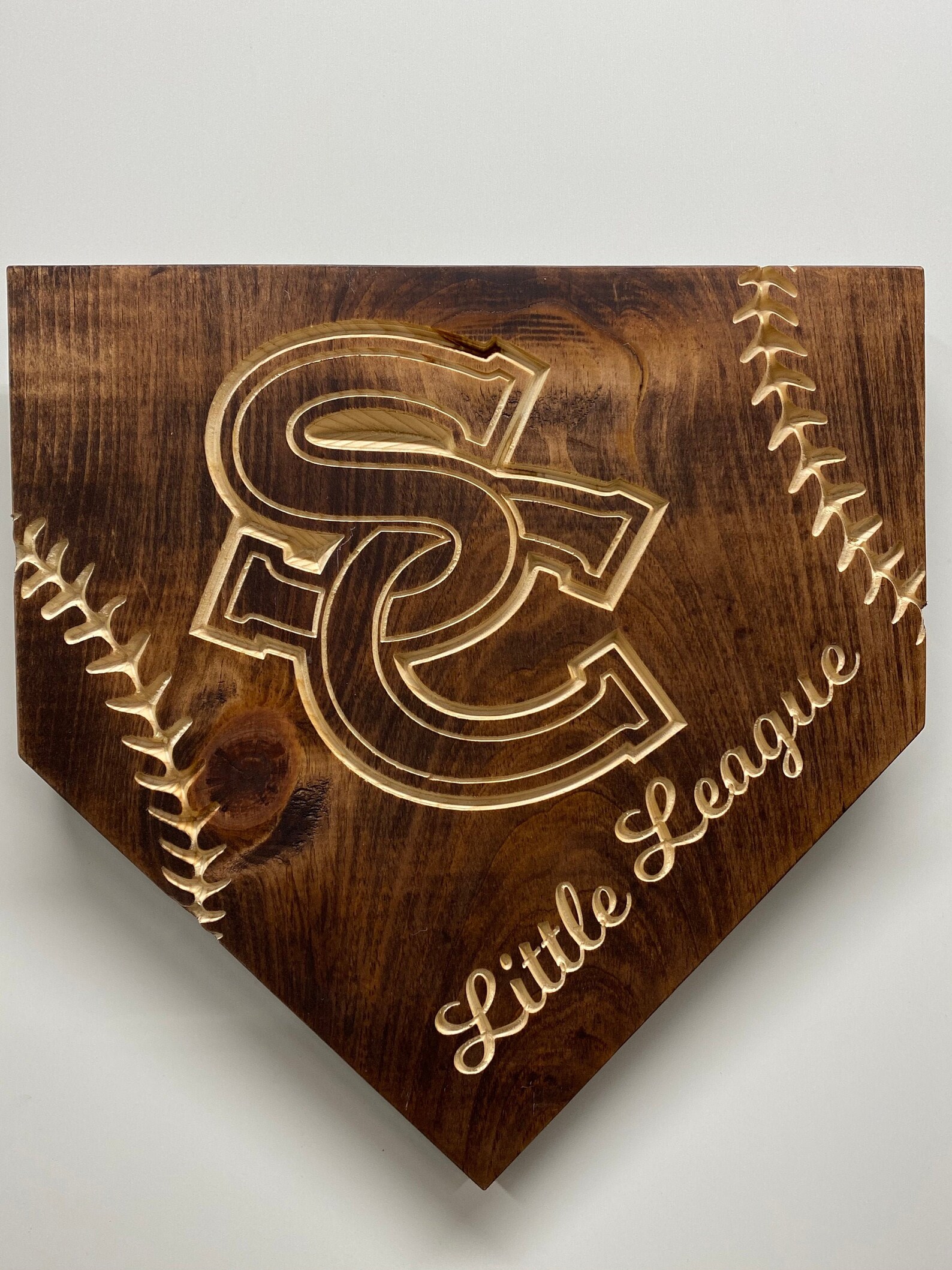 Wooden Home Plate Etsy