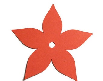 Flowers Die Cuts - Cardstock Scrapbooking Embellishments (6 Pieces)