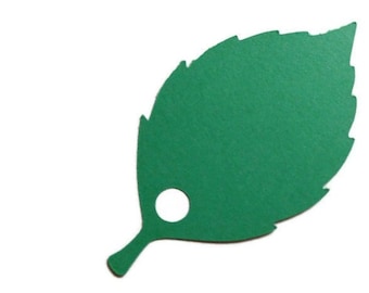 Leaf Plant Leaves Die Cut Gift Tags Cardstock 25 Pieces No Strings Included You Chose Color Scrapbook Embellishments