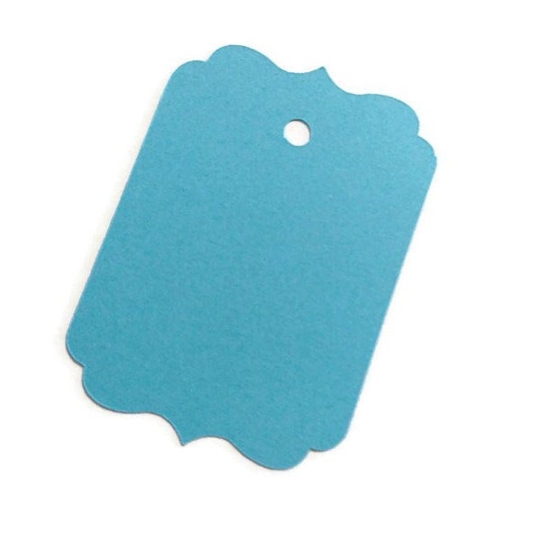 Rectangle Die Cut Gift Tags Cardstock 25 Pieces No Strings Included You Chose Color Scrapbook Embellishments